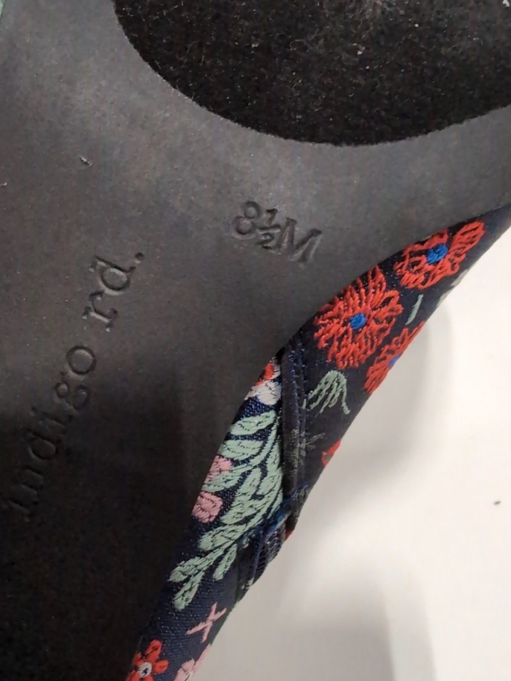 Indigo Rd. Crusona Women’s Ankle Bootie Floral Canvas Side Zip Round Toe 8.5 IOB - Picture 3 of 10
